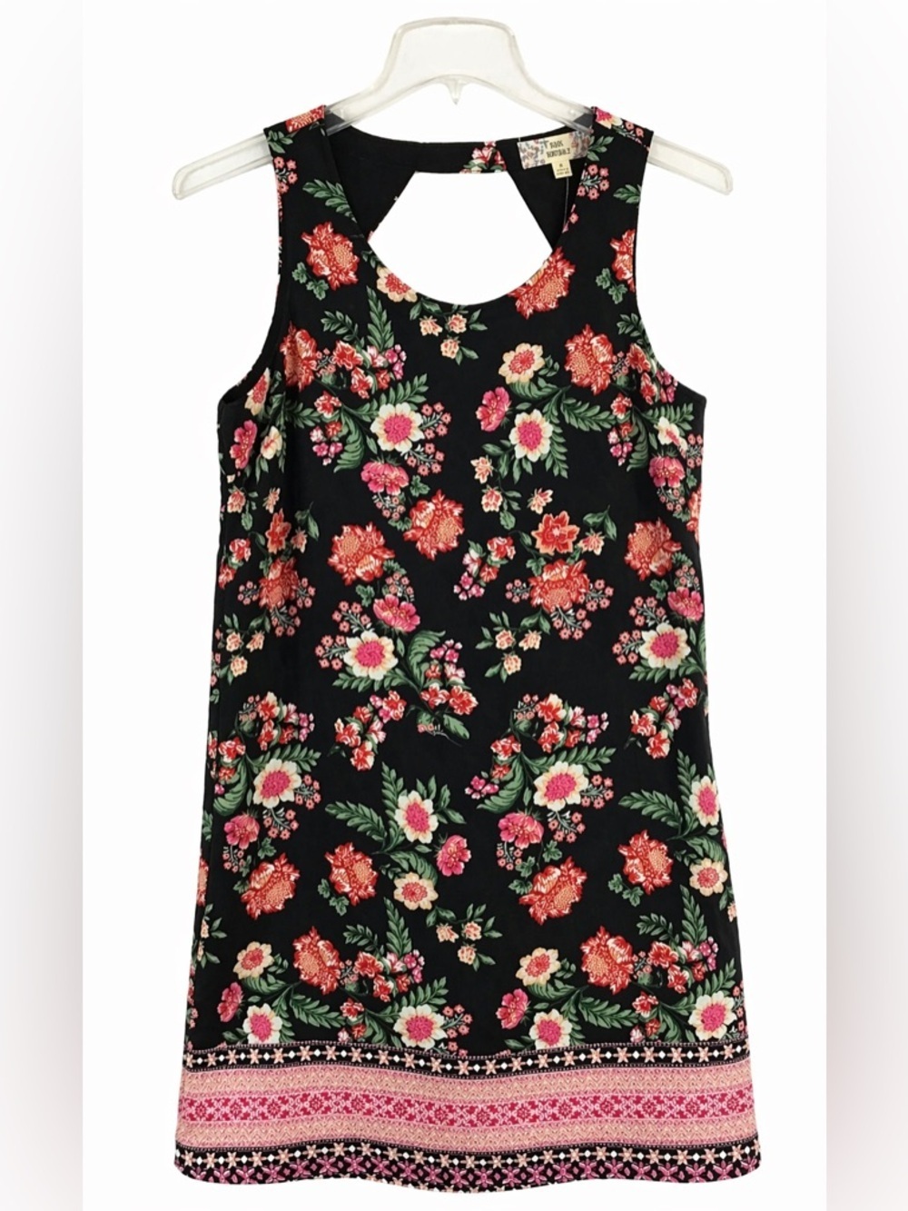 Pink Republic Shift Dress Juniors Small Sleeveless Keyhole Back Lightweight